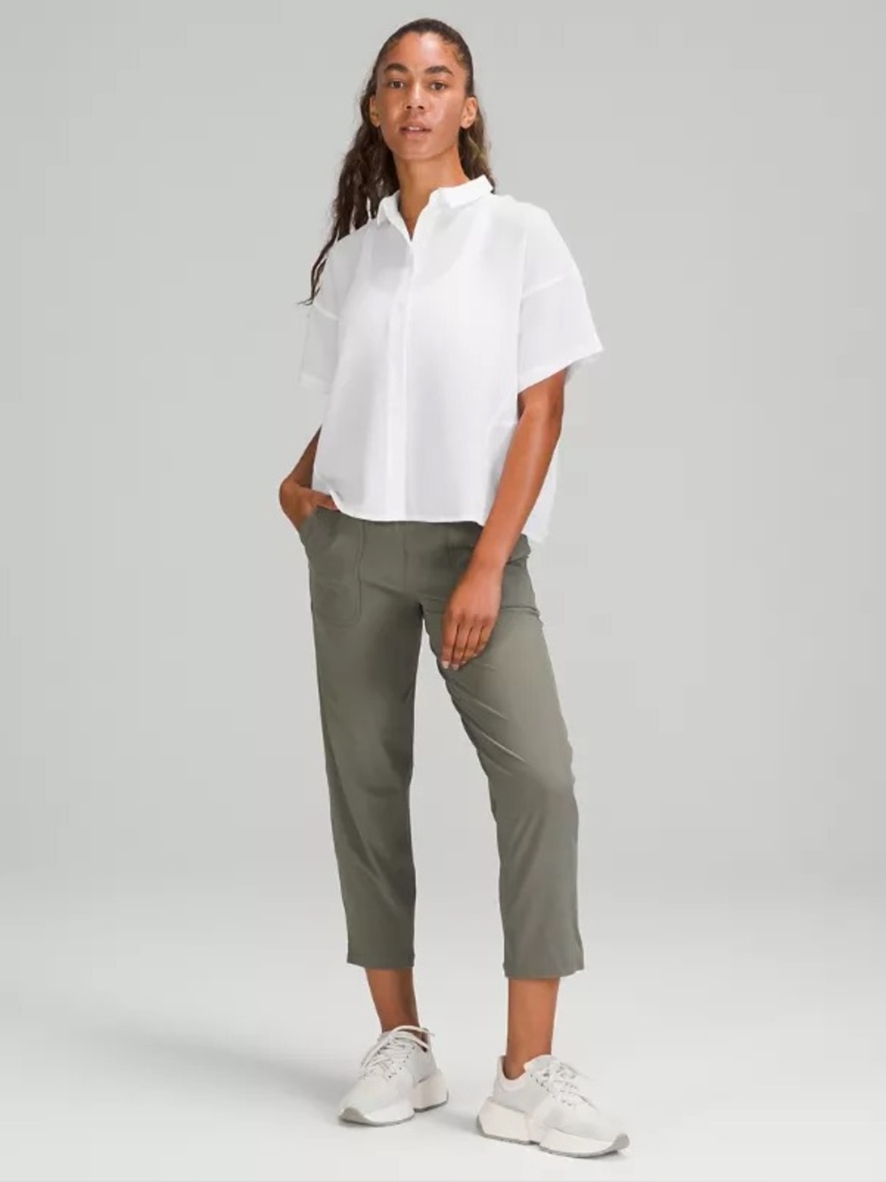 Lululemon full day ahead short sleeve shirt